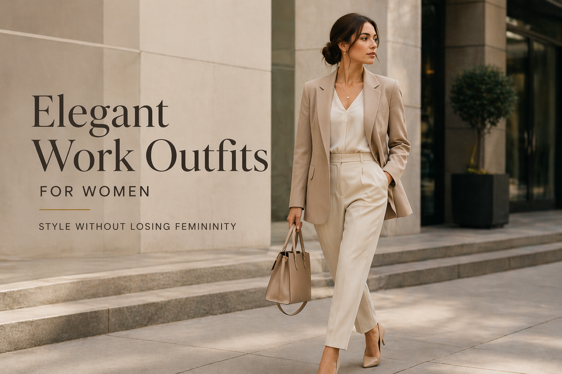 Elegant Work Outfits for Women: Style Without Losing Femininity