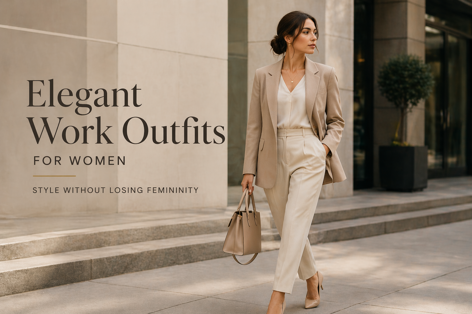 Elegant Work Outfits for Women: Style Without Losing Femininity
