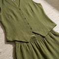 Cielera Cotton V-Neck Button Down Waistcoat Vest